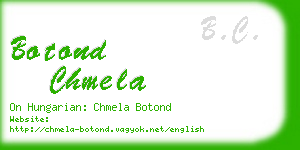 botond chmela business card